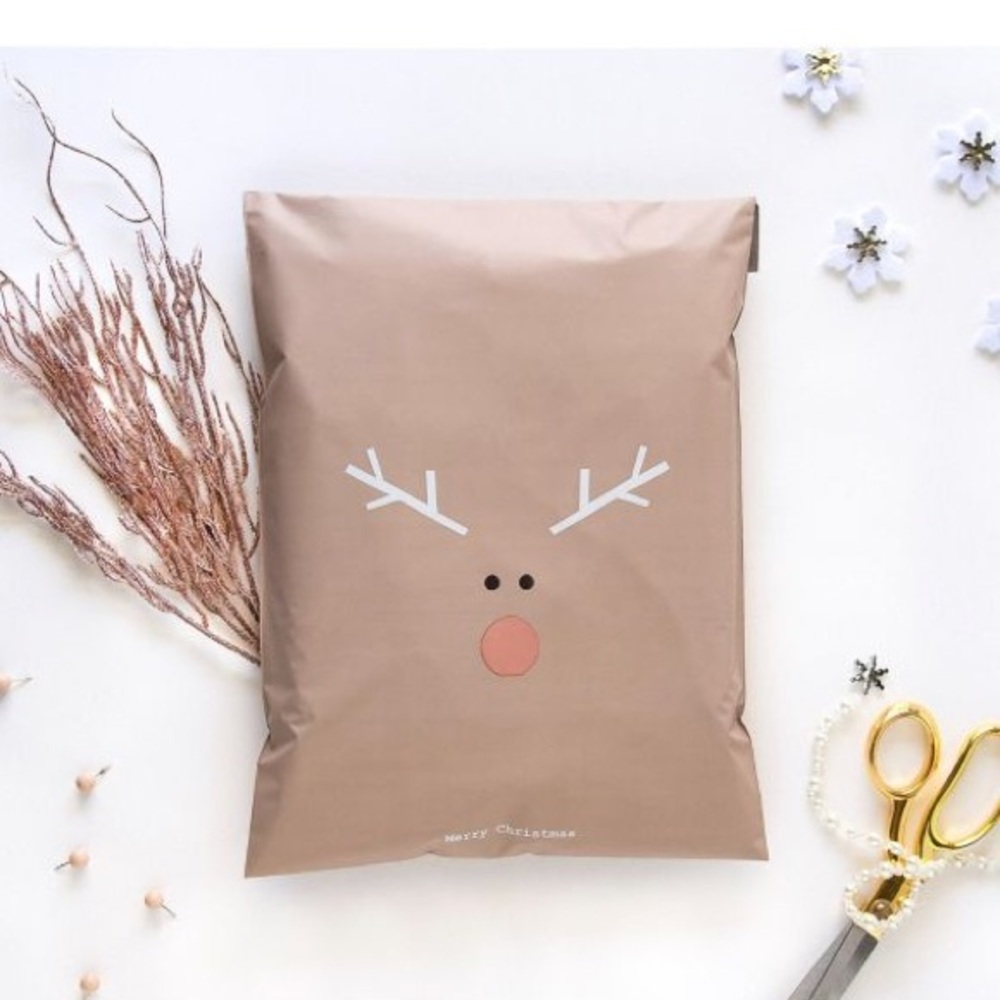 🎄Christmas Rudolf Poly Mailers